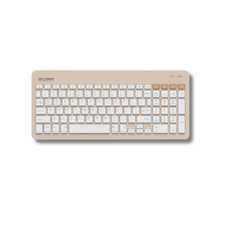 Alcatroz Xplorer GO BTR200 Tri-Mode Wireless Rechargeable Keyboard