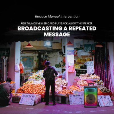 SonicGear HyperBox 1200 Pro Portable Karaoke Speaker