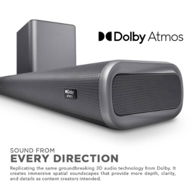 SonicGear StudioBar 3000 Dolby Atmos 5.1.2 Cinema Soundbar System
