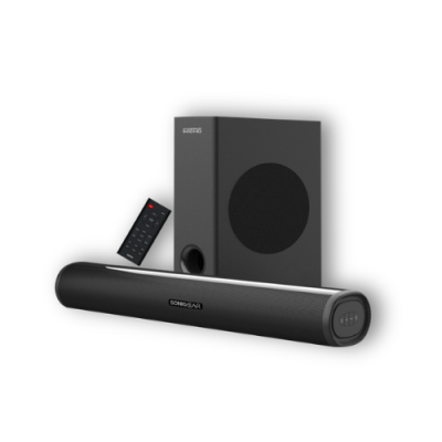 SonicGear StudioBar 600HD TV Soundbar | 120W Max Output & Wireless Subwoofer