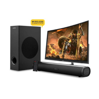 SonicGear StudioBar 600HD TV Soundbar | 120W Max Output & Wireless Subwoofer